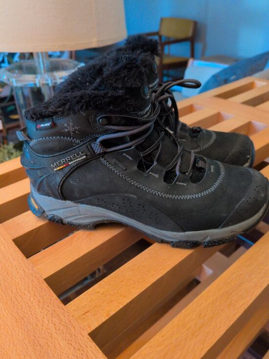 Merrell Shoes - Merrell Thermo Arc 6 Waterproof Winter Boots Black Primaloft Insulated 7.5